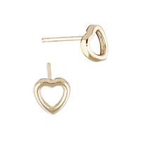 14K Heart Shape Earring